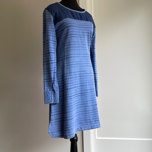 Y2K Long sleeve midi Dress Sheer neckline Brazilian KM - Picture 13 of 13